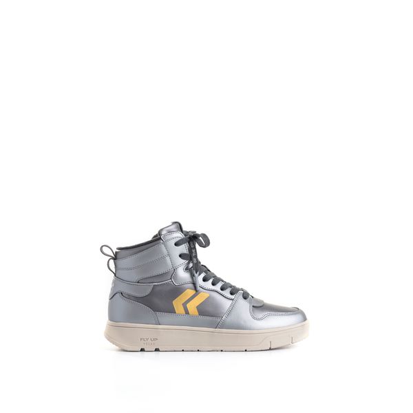 Tenis Fly Up Off en textil y cuero para mujer high top